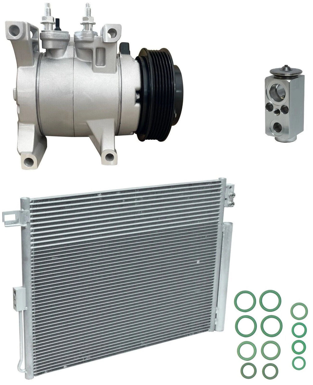 A C Compressor Kit with Condenser for Dodge Durango 3.6L (2015–2015)