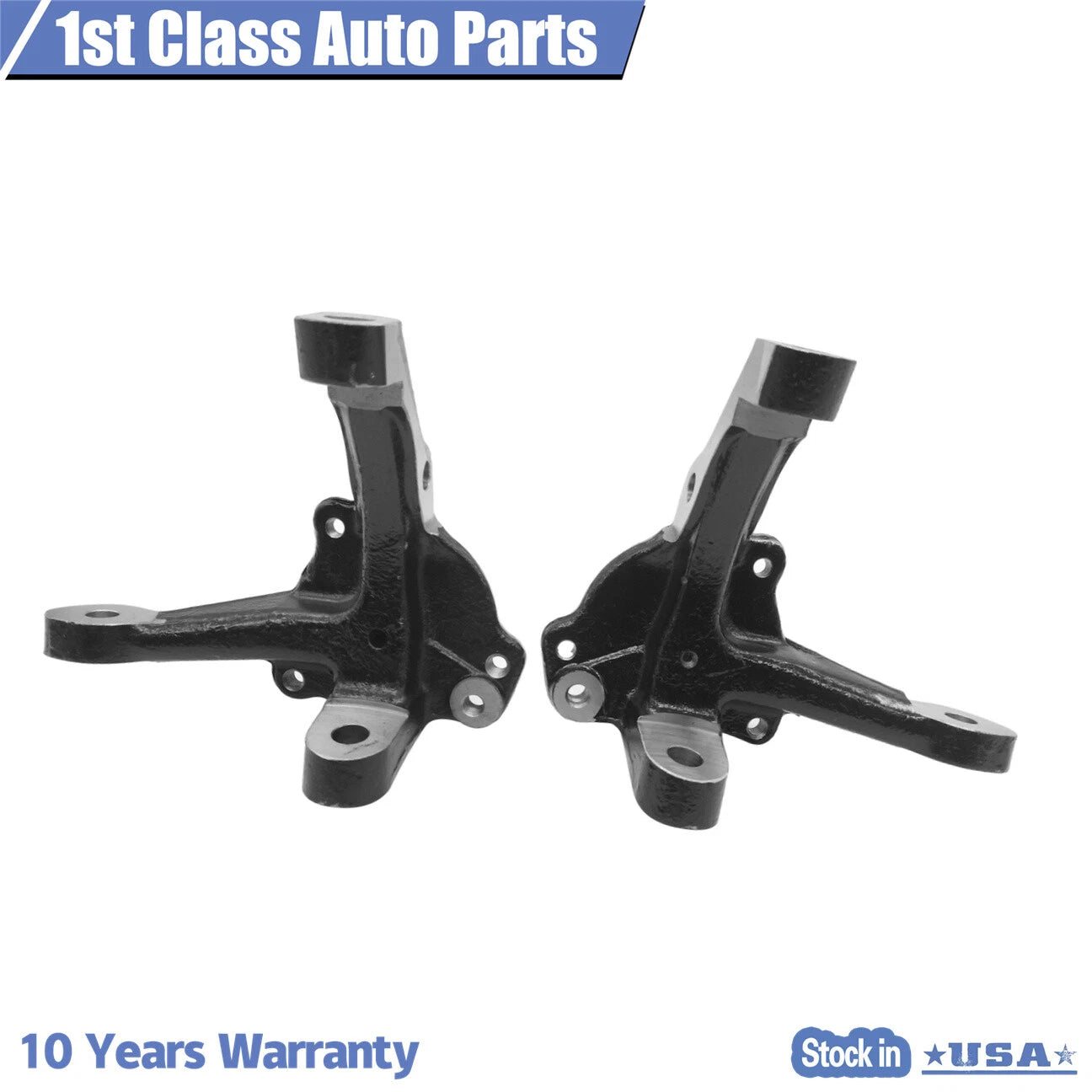 Set of 2 Forged Steel Stock Spindles for Ford Mustang II Pinto (1974–1978)