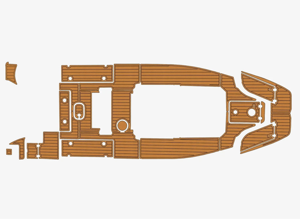 EVA Faux Teak Boat Deck Floor Mat for Sea Fox 268 Commander (2021–2024)