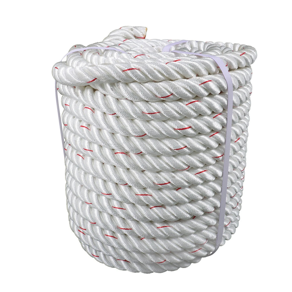 Set of 2 Braided Rope 1 Inch x 120FT 3400 lbs Breaking Strength