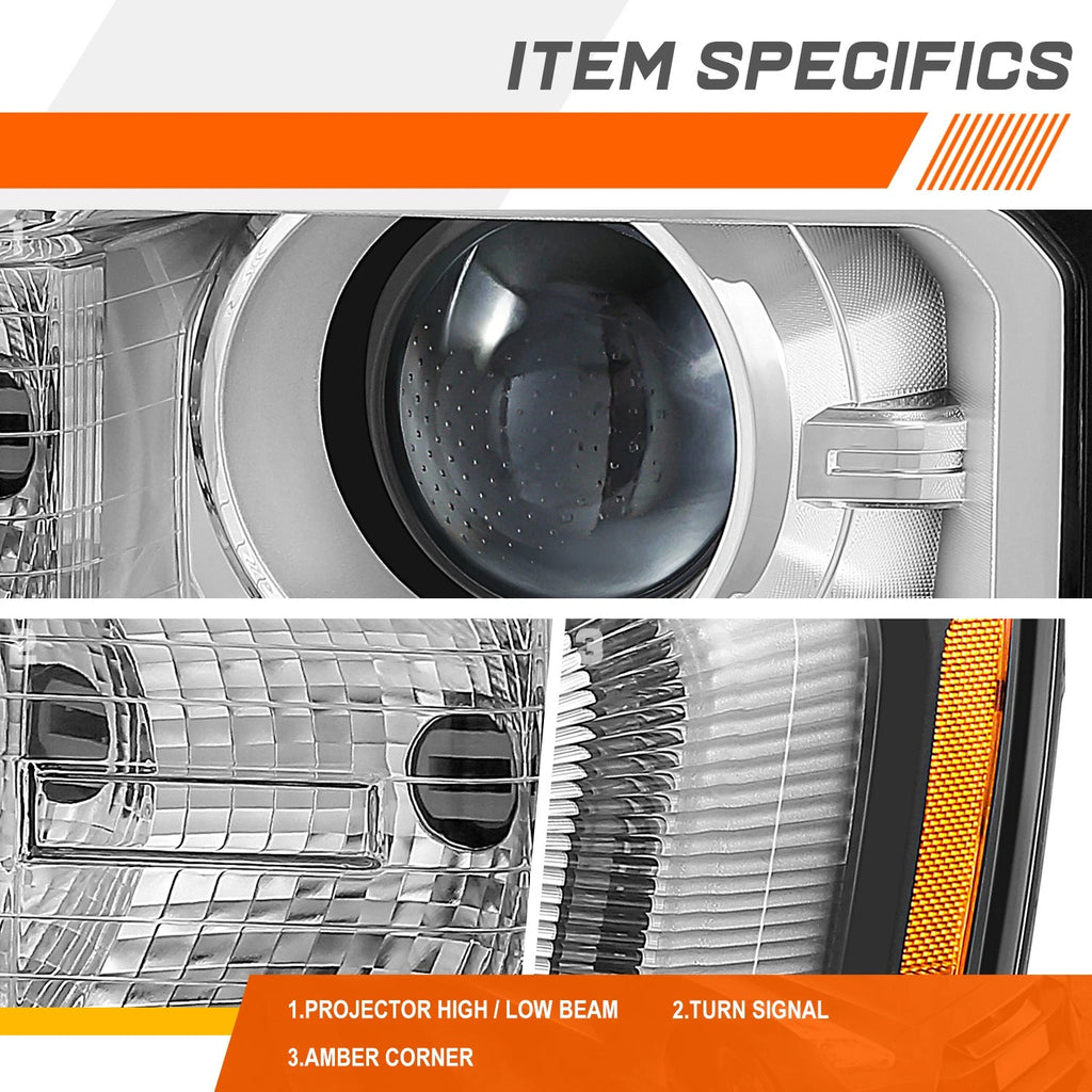 HID Projector Headlight for GMC Sierra 1500 Limited (2016–2019)