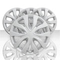 17" Silver Hubcaps/Wheel Covers for Steel Wheels 'Rogue' Style (Set of 4)