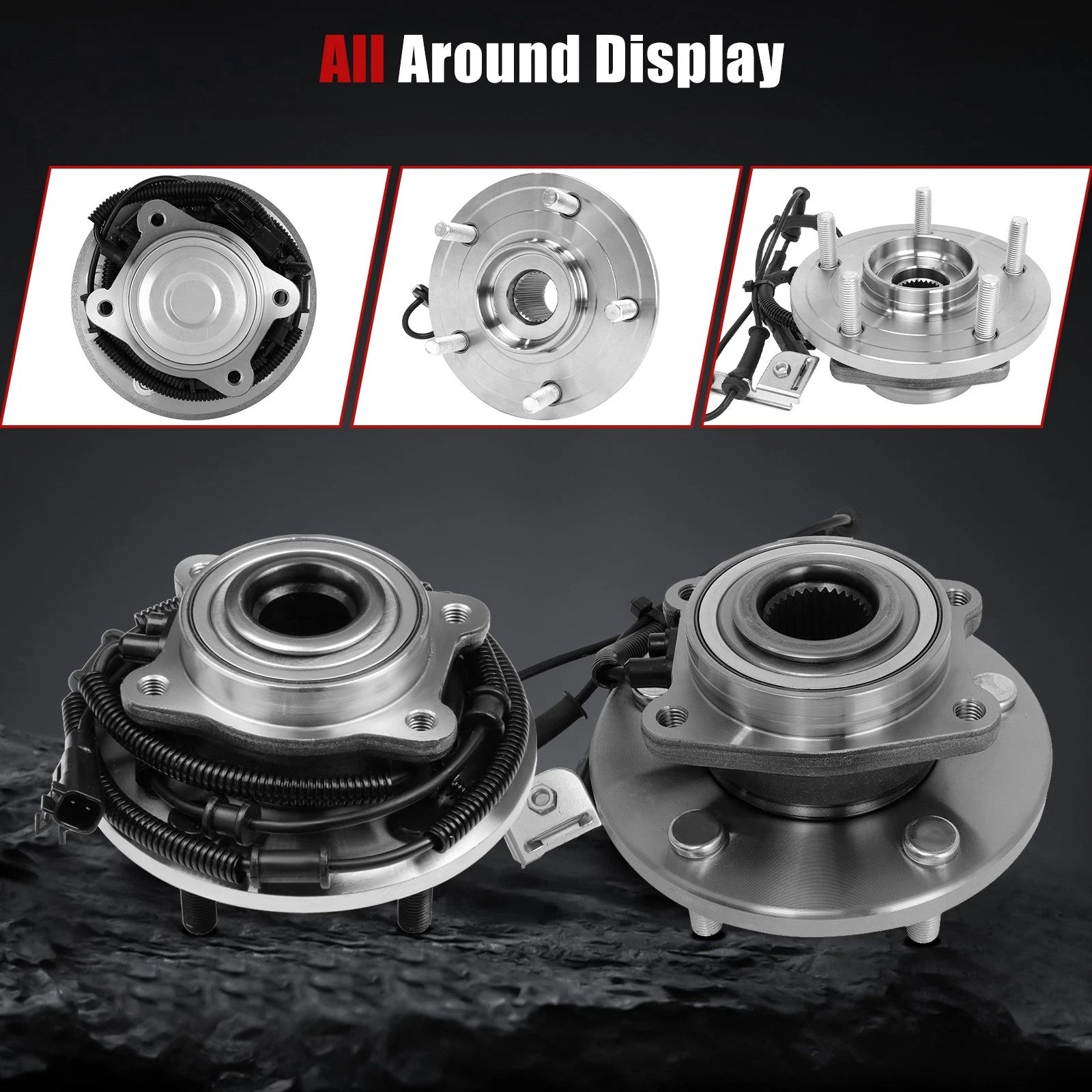 Set of 4 Wheel Hub Bearings for Dodge Grand Caravan Chrysler Town & Country (2008–2012)