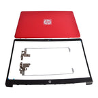 Red Back Cover & Bezel & Hinges for HP 15-DW (2019–2020) M03725-001
