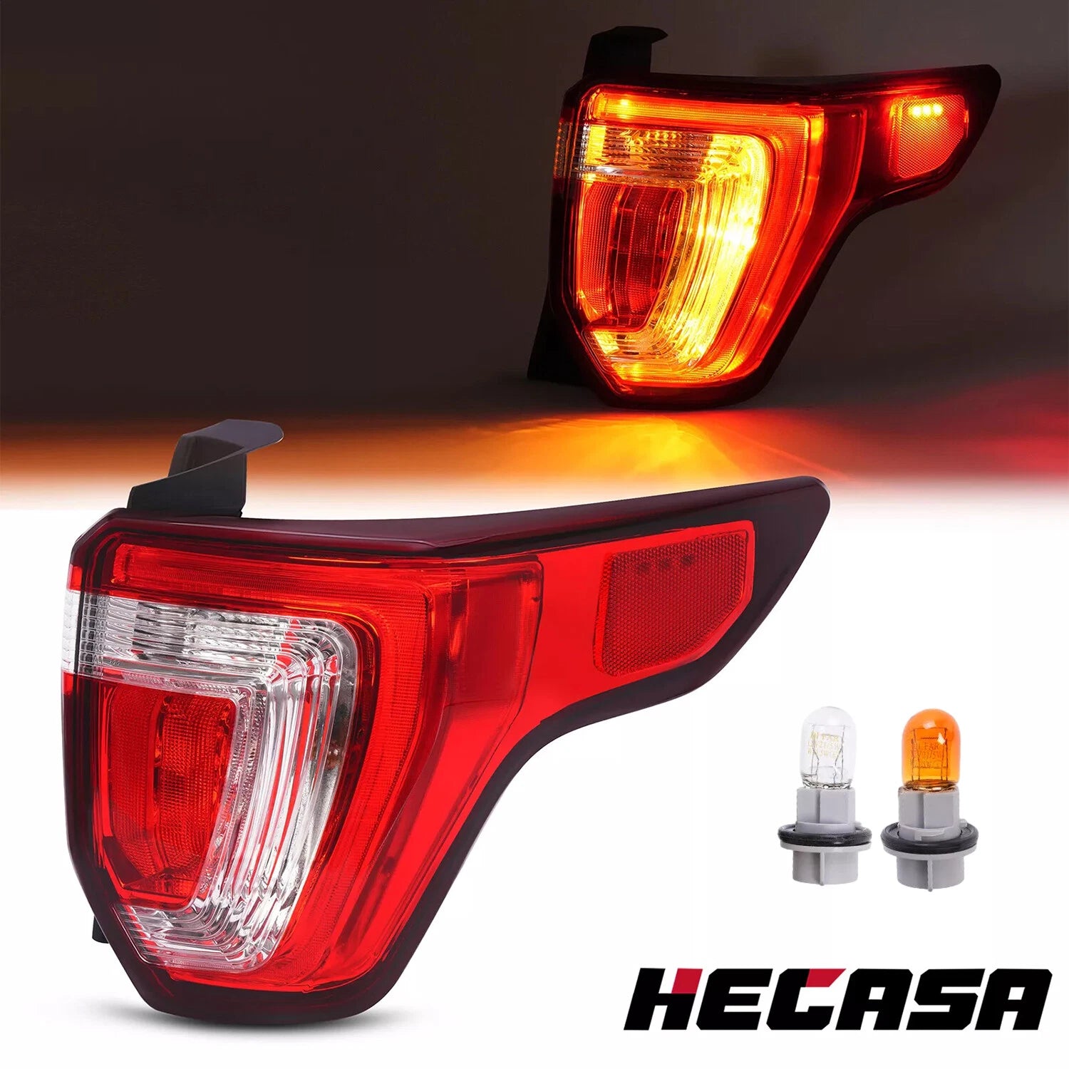 LED Tail Light Brake Lamp Assembly Passenger Right for Ford Explorer (2016–2019)