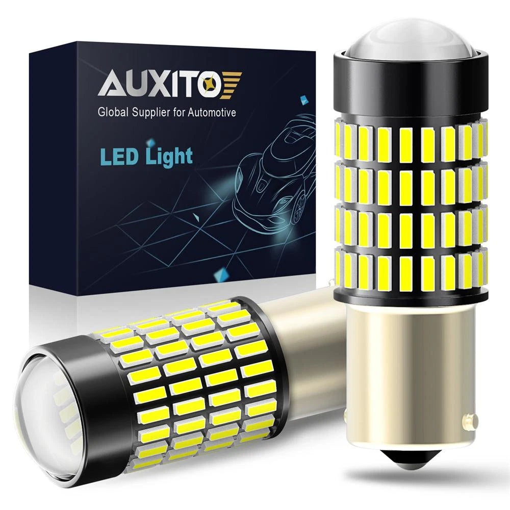 2X 1156 LED Bulbs for Tail Brake Reverse Light (6000K)