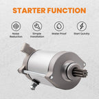Starter Motor for Yamaha Rhino 450 YXR450F (2006–2009) / 660 YXR660F (2004–2007)