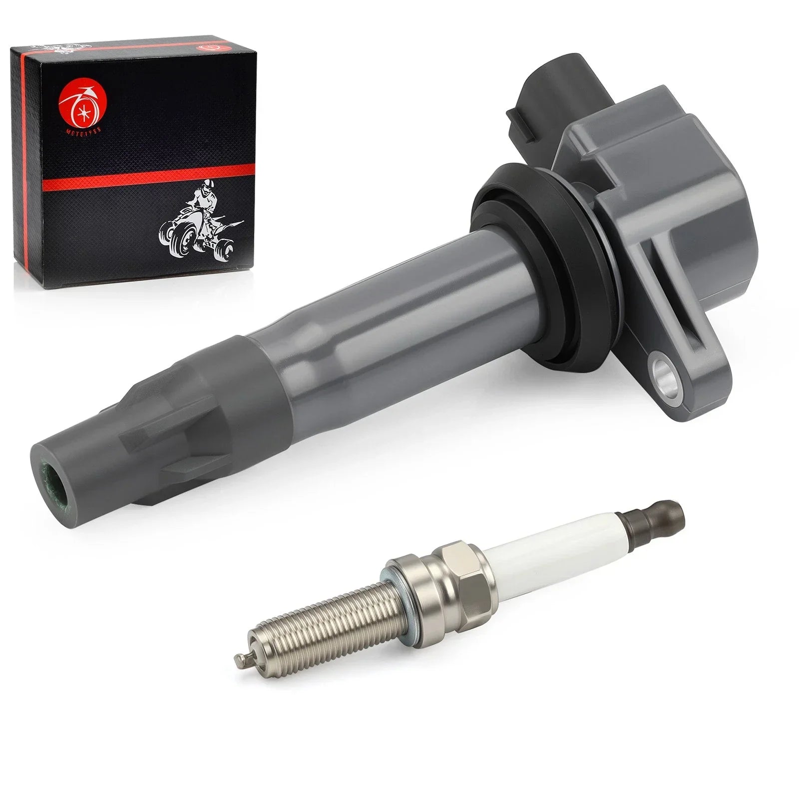 2 x Ignition Coil & Iridium Spark Plug for Can-Am Maverick X3 (2017–2023)