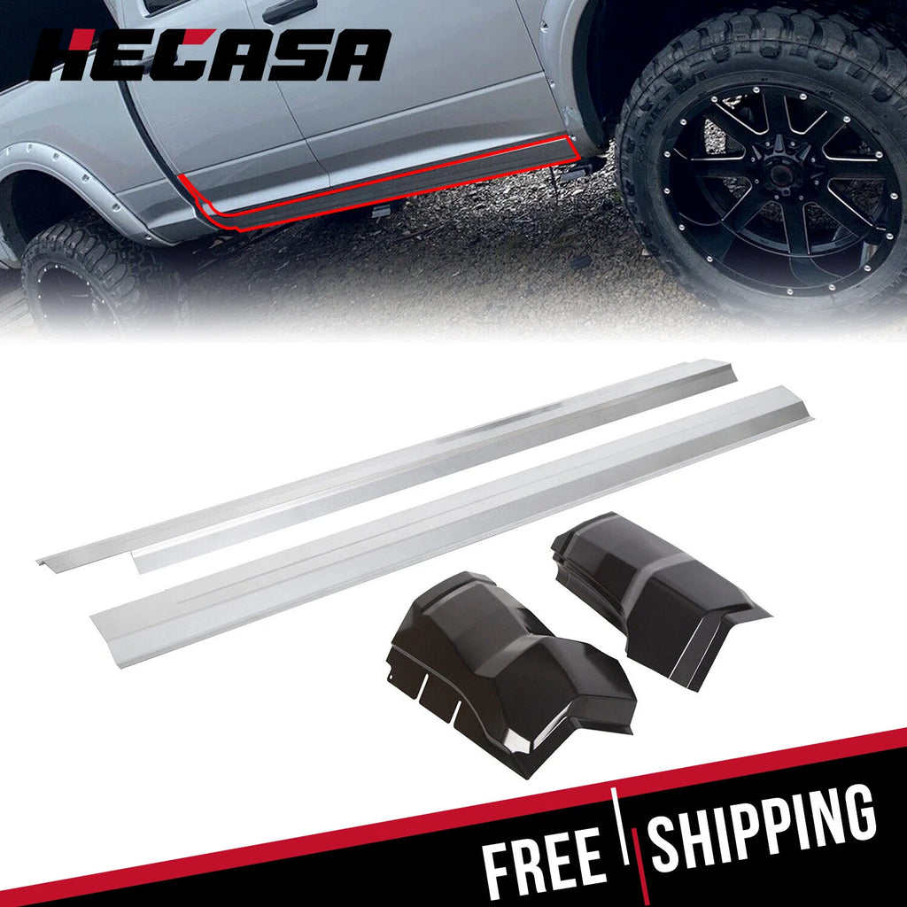 Set of 2 Outer Rocker Panels & Cab Corners for Dodge Ram (2009–2018)