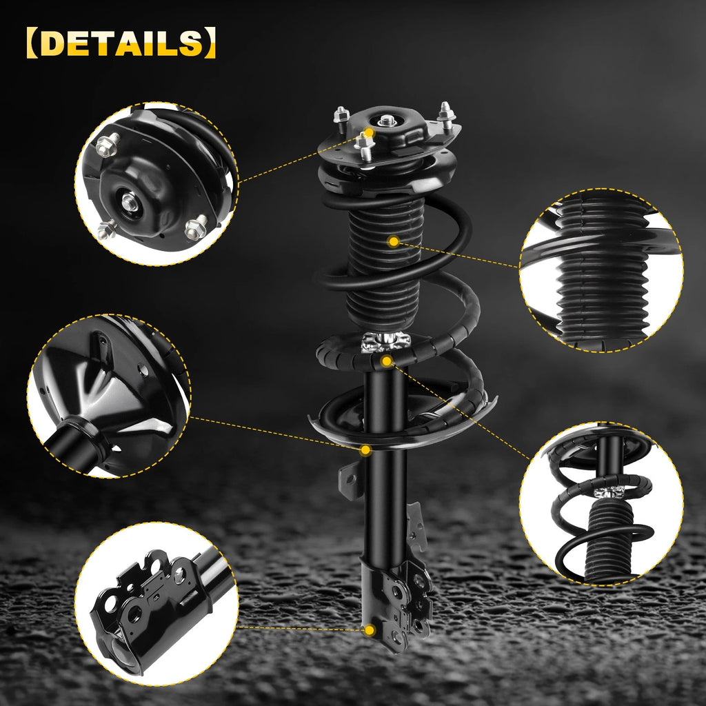 Set of 2 Complete Struts for Toyota Highlander (2004–2007)