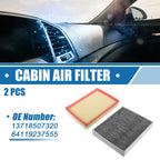 1 Set Cabin Air Filter for BMW 328i (2014-2016)