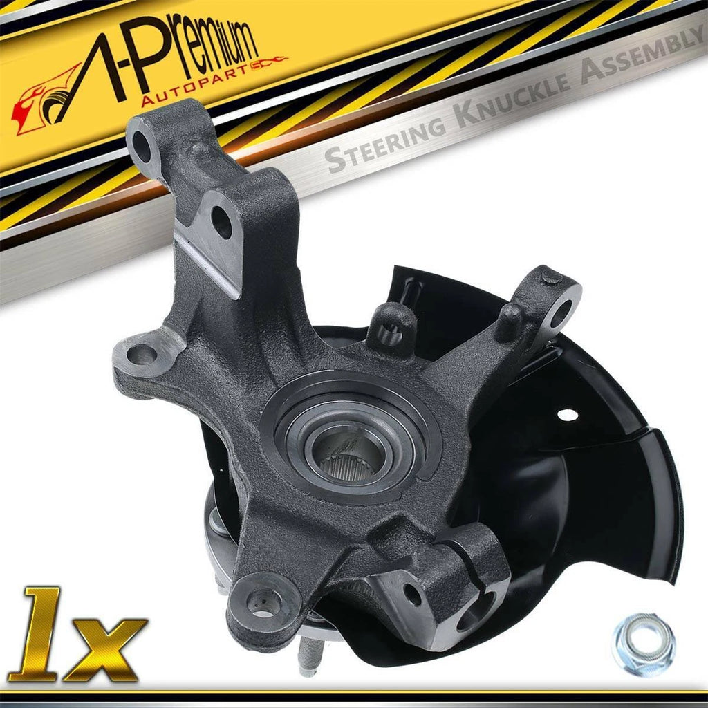 Front Right Steering Knuckle & Hub Bearing for Ford Edge (2007–2010)