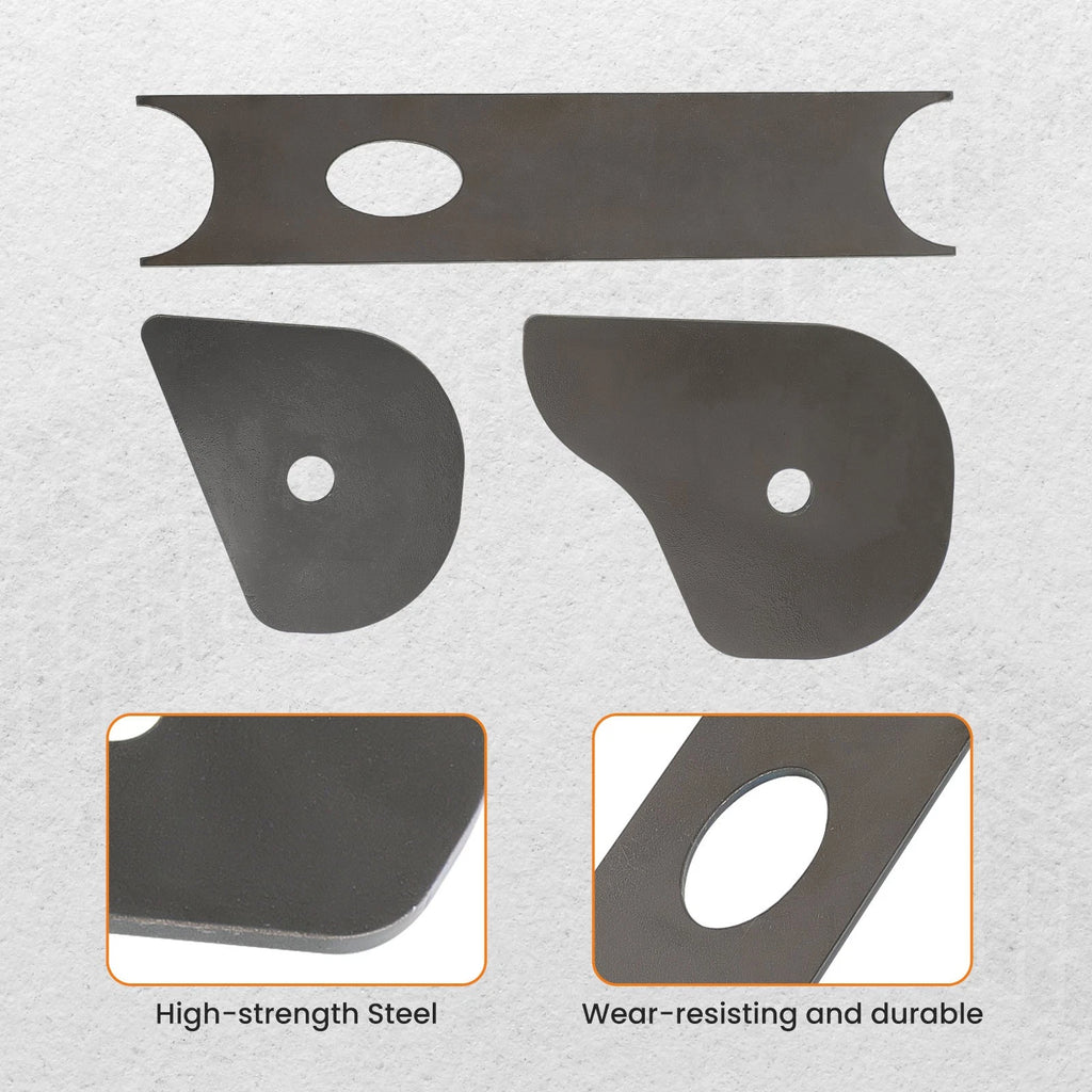 Set of 6 Rear Upper Trailing Arm Mount Bracket Kit for Chevy Trailblazer GMC Envoy (2002–2009)