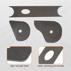 Set of 6 Rear Upper Trailing Arm Mount Bracket Kit for Chevy Trailblazer GMC Envoy (2002–2009)