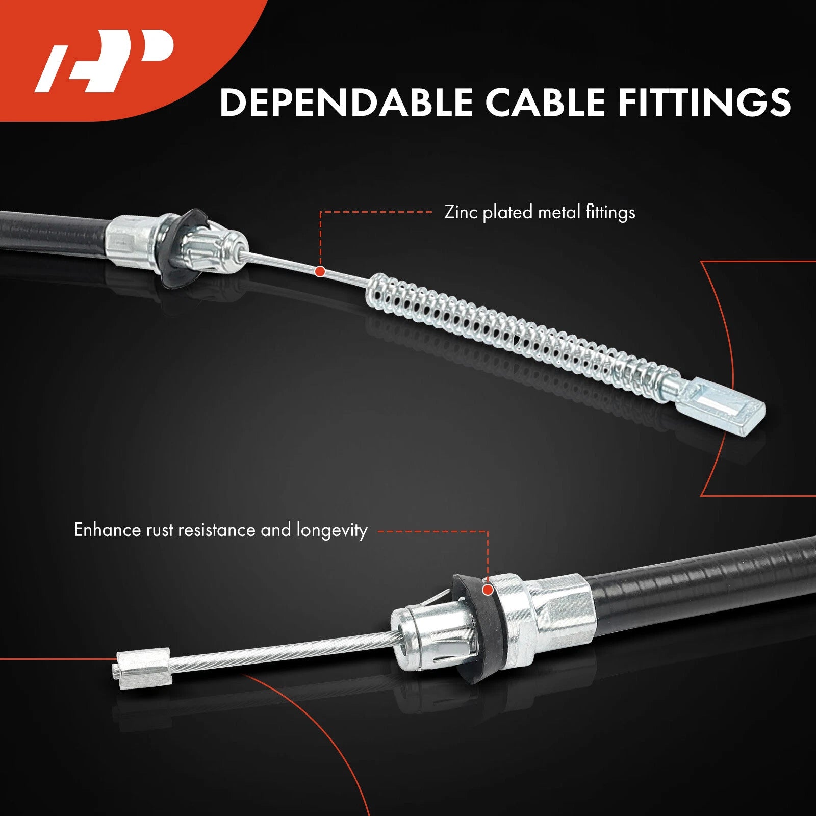 Rear Parking Brake Cable for Ford F-150 (2000-2004)