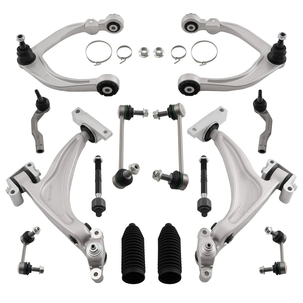 Front Lower Control Arms Kit with Ball Joints & Sway Bars for Volvo XC60 XC90 (2016–2020)
