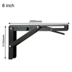 Set of 2 Folding Brackets for Camper Van Motor Home Caravan Accessories