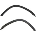 Set of 2 Fender Flares for Front Wheel Opening Trim - Black