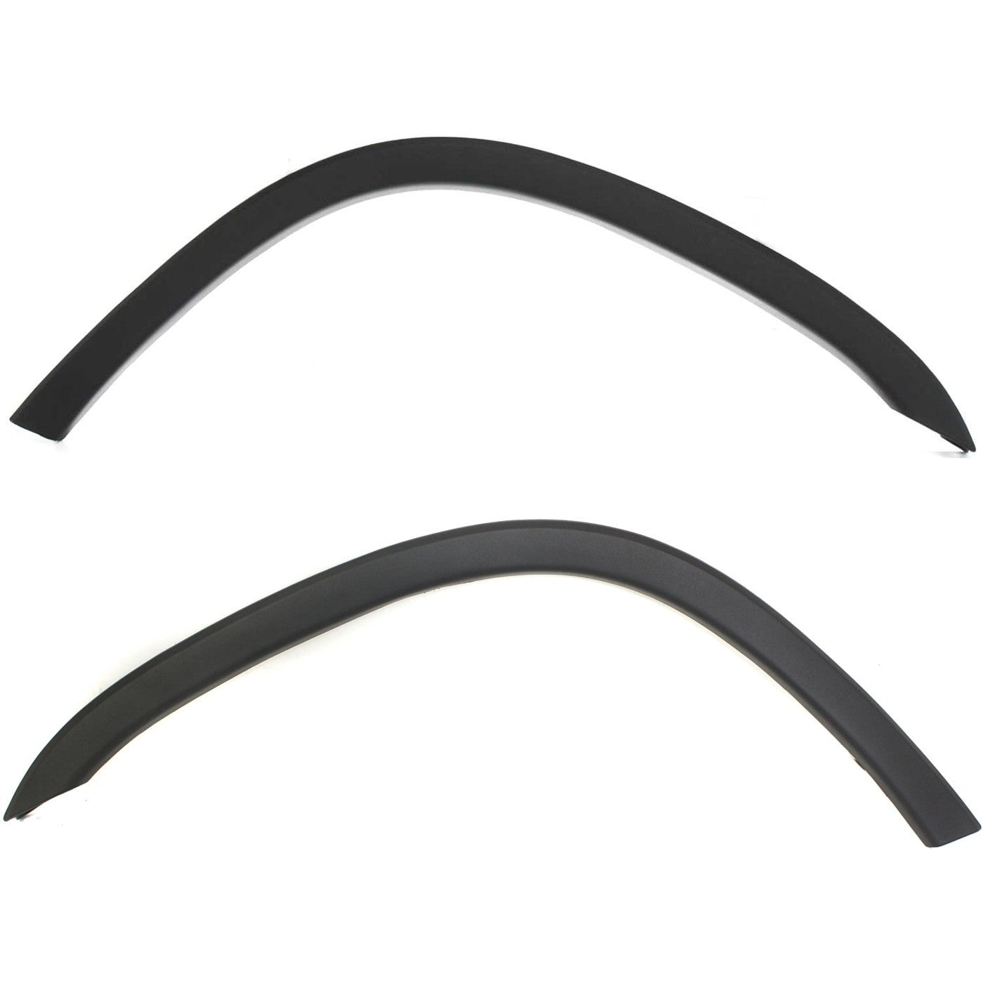 Set of 2 Fender Flares for Front Wheel Opening Trim - Black