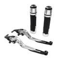 Silver Extendable Brake Clutch Lever for Honda CRF1000L CRF1100L (2016-2023)
