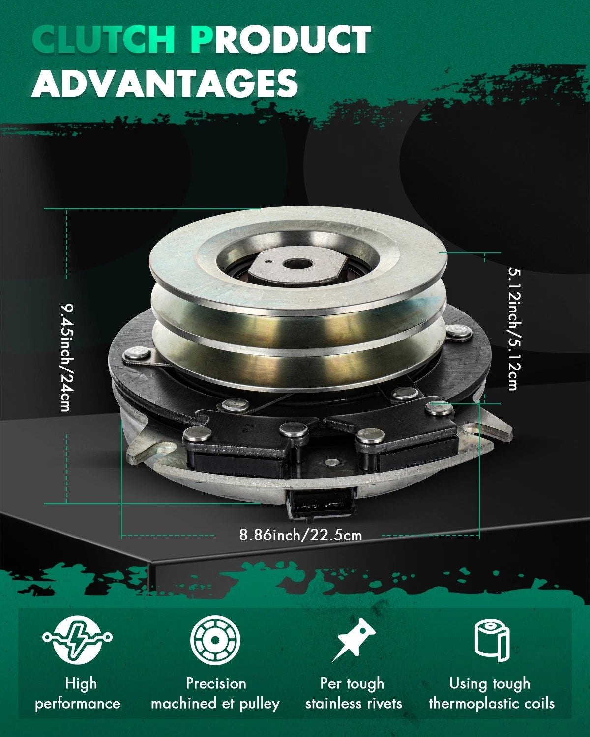 PTO Clutch for Grasshopper 388771