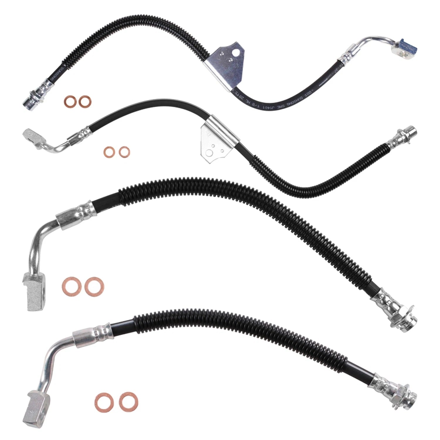 Sunsong Brake Hydraulic Hose Kit for Astra Safari AWD (Front & Rear)