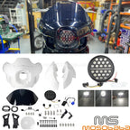 Upper Fairing, Windshield & LED Headlight for Harley FXLRS FXFB FXFBS (2020-2023)