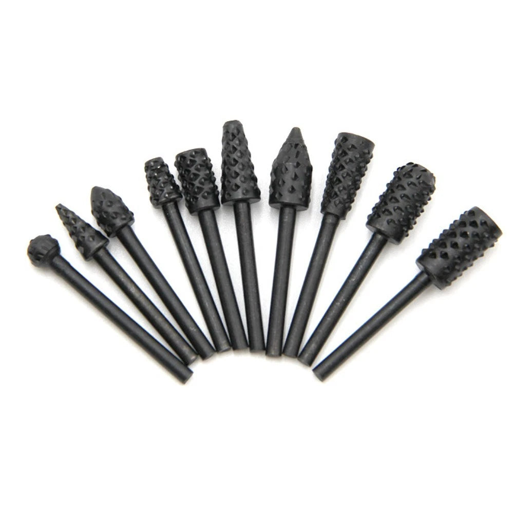 Rotary File 3mm Shank 1/8" 45# Carbon Steel for