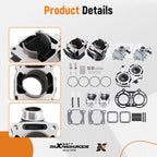 Carburetor Kit for Yamaha Banshee 350 (1987–2006) - Includes Head, Piston, Gasket