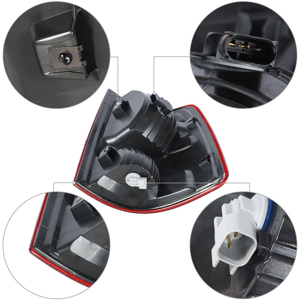 Tail Light Set for Dodge Ram 1500 2500 3500 (2009â2020) w/Bulbs Replacement