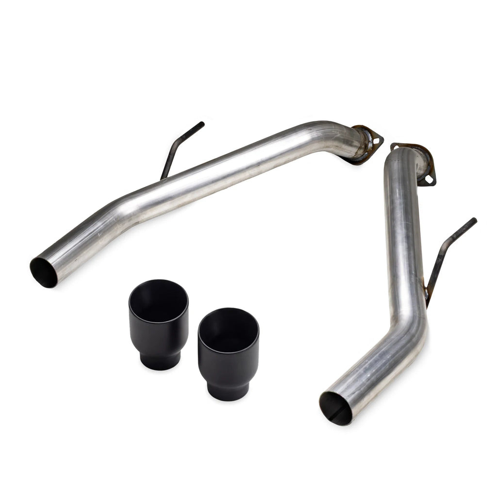 Muffler Delete for Infiniti Q50 (2014–2024) 2.5" Black Double Wall Tips