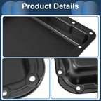 1 Pcs Engine Oil Pan No.8663948 for GMC C2500 (1994–1998) Iron Black