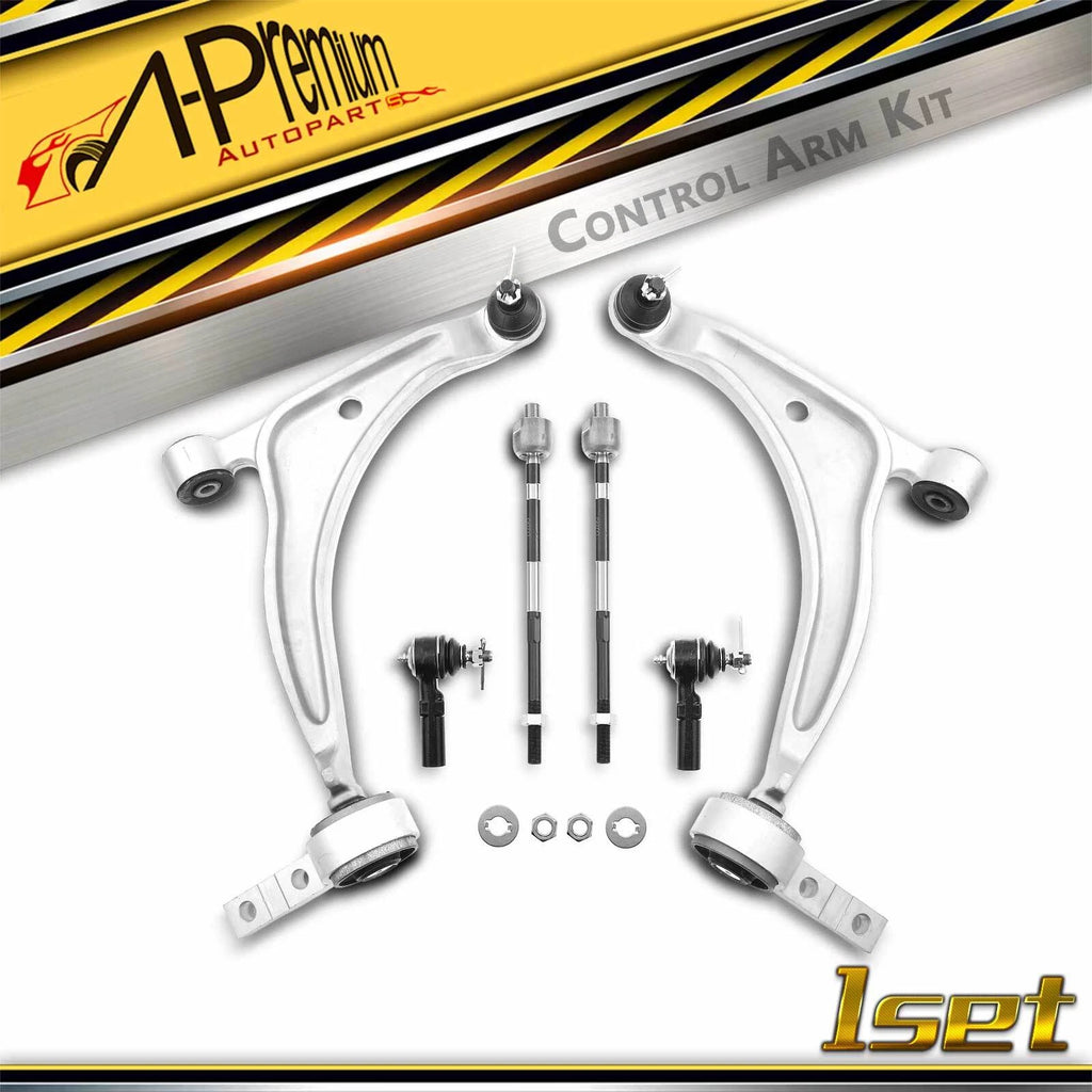 6X Front Control Arm Ball Joint Tie Rod End for Nissan Altima (2002–2004)