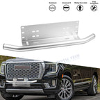 Light LED Front License Plate Mount Bracket Holder for GMC (2018–2024)