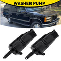 Set of 2 Windshield Washer Pumps with Grommet for GMC Yukon, Chevy Suburban 1500