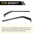 Front Rear Door Panel Bezel Cover for Chevy Colorado (2023–2024) Carbon Fiber