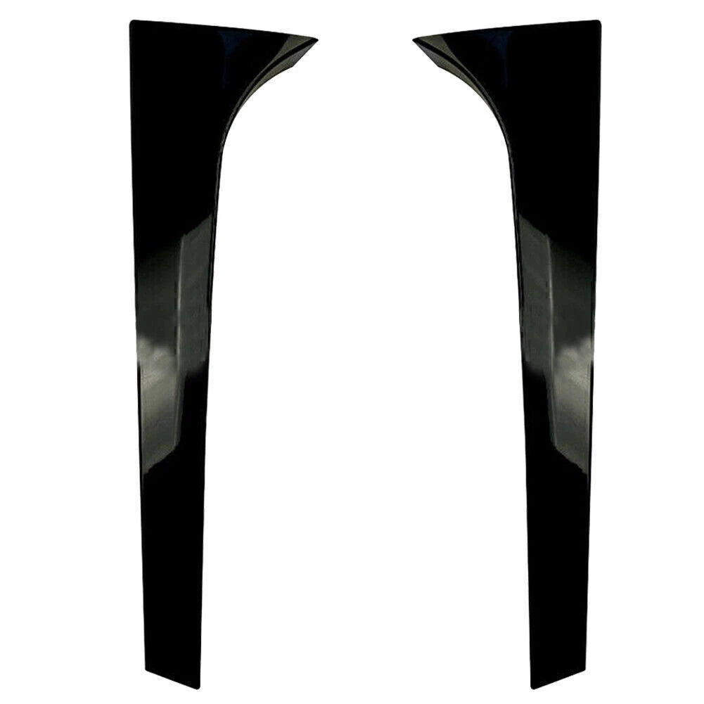Set of 2 Black Rear Window Spoiler Side Wing Trim Covers for Skoda Kodiaq (2016–2020)