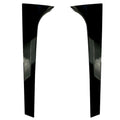 Set of 2 Black Rear Window Spoiler Side Wing Trim Covers for Skoda Kodiaq (2016–2020)