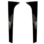 Set of 2 Black Rear Window Spoiler Side Wing Trim Covers for Skoda Kodiaq (2016–2020)
