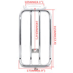 Solo Seat Luggage Rack for Harley Touring FLH/T (1997–2015) (Chrome)