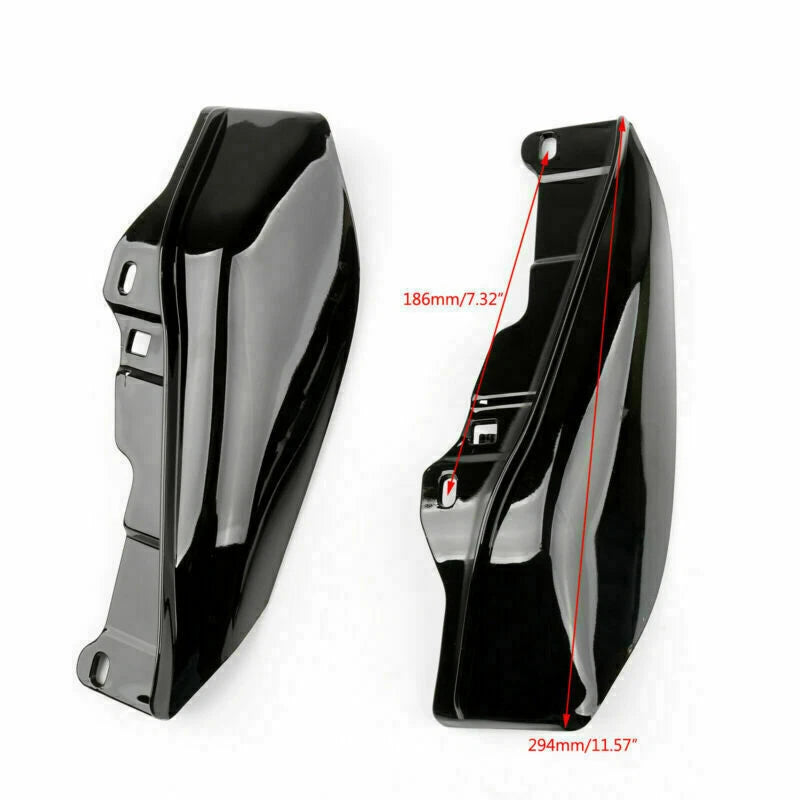 Mid-Frame Air Heat Deflector Trim Accents for Harley Touring Street Glide (T9)