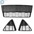 Set of 3 Honeycomb Mesh Lower Grilles for Ford Focus S/SE (2012-2014)