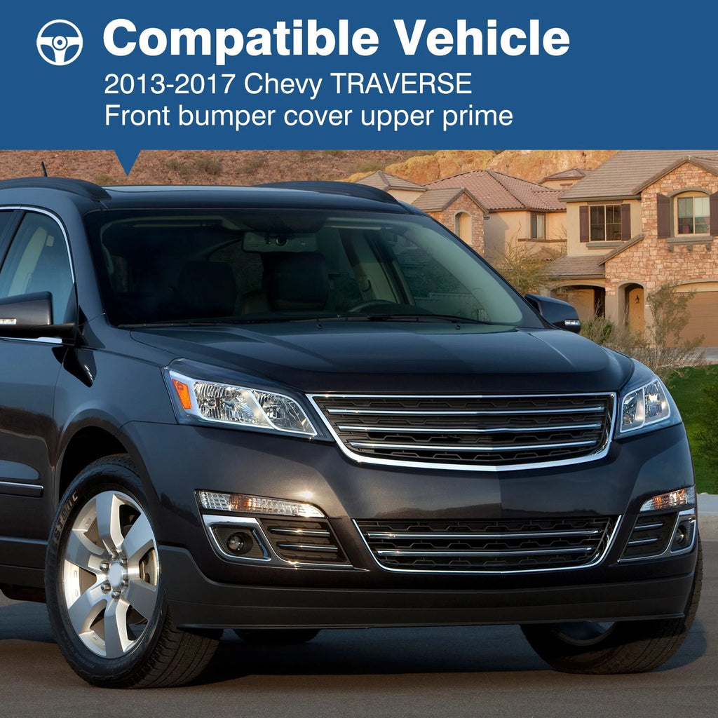 Front Upper Bumper Cover for Chevrolet Traverse (2013–2017)