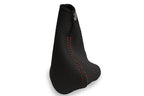 Manual Shift Boot Cover for Chevrolet Cavalier (2000–2005) Carbon Fiber Red Stitch