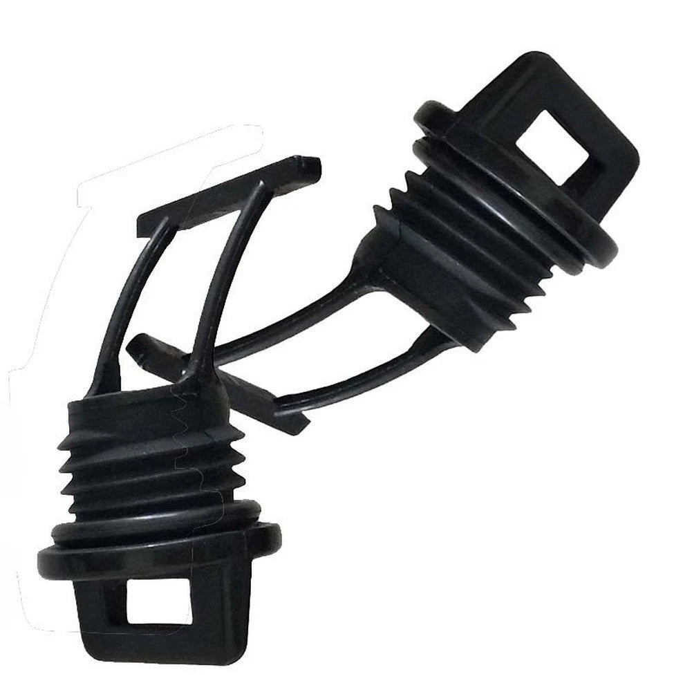 2X Drain Stopper for Kayak M19 (Tapered Black Nylon)