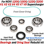 Bearing Seal O-Ring Rebuild Kit for Novi Supercharger V1 V2 V5 V9 (1200-2200)