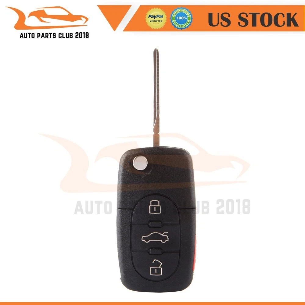 Keyless Key Fob Remote Case Shell for Audi A4 (1997–2005)