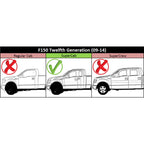 Power Window Regulator for Ford F-150 Extended Cab Pickup (2004–2014) Rear Left