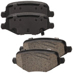 Set of Rear Ceramic Brake Pads for Chrysler Town & Country (2012–2016)