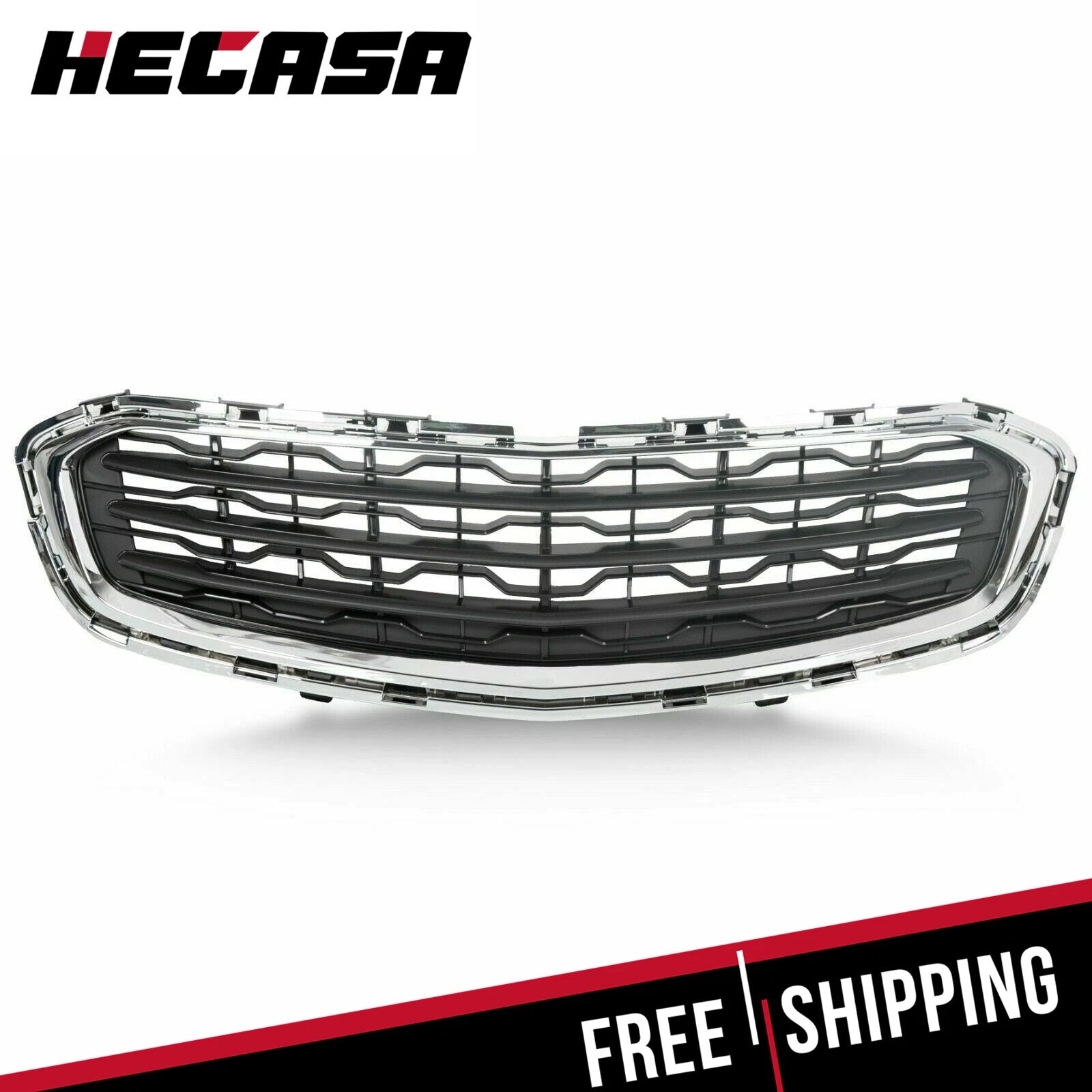 Front Lower Grille Assembly with Chrome Molding for Chevrolet Cruze (2015)